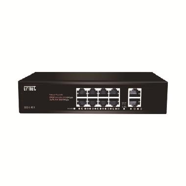 SWITCH 8 POE GB + 2 UPLINK - URMET DOMUS 3000/451 product photo Photo 02 3XL