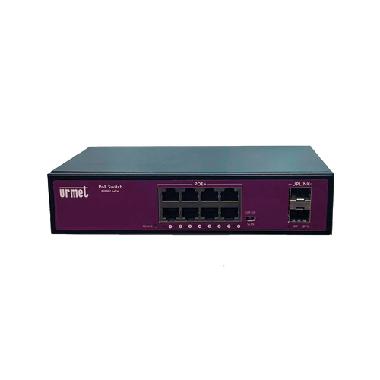 Switch 8 porte  PoE 10/100/1000 + 2 uplink  SFP serie BACKBONE - URMET DOMUS 3000/452 product photo Photo 02 3XL