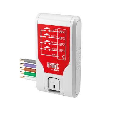 Trasmettitore a 4 canali indipendenti, sistema Zigbee Yokis UP, ad incasso - URMET DOMUS 4820391 product photo Photo 01 3XL