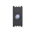 DIFFUSORE TRASPARENTE + LED BICOL 230V ACCIAIO - URMET DOMUS 10284AC product photo