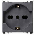 PRESA SCHUKO EUROPEA P11-17 2 POLI + TERRA 16A 25OV - URMET DOMUS 10310/2 product photo