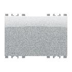 COPRITASTO 3M ALLUMINIO - URMET DOMUS 10360/3AL - URMET DOMUS 10360/3AL - URMET DOMUS 10360/3AL product photo