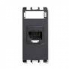 PRESA RJ45 CAT.5E UTP 1 MODULO (EIA T568A/B) NEA SCH. ANTRACITE - URMET DOMUS 10445E product photo