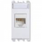 PRESA RJ45 CAT.5E UTP 1 MODULO (EIA T568A/B) NEA NO SCH. BIANCO - URMET DOMUS 10445E.B product photo