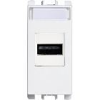 PRESA USB BIANCA 1 MODULO - URMET DOMUS 10451.B - URMET DOMUS 10451.B - URMET DOMUS 10451.B product photo