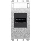 PRESA USB ALLUMINIO 1 MODULO - URMET DOMUS 10451AL - URMET DOMUS 10451AL - URMET DOMUS 10451AL product photo