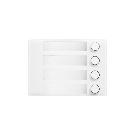 FRONTALINO A 4 TASTI B - URMET DOMUS 1168/14W - URMET DOMUS 1168/14W - URMET DOMUS 1168/14W product photo