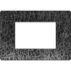 Placca 3 moduli, Flexa, tecnopolimero, net - URMET DOMUS 11803.NT product photo