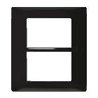 PLACCA FLEXA 3+3 MOD.ANTRACITE - URMET DOMUS 11823.AN - URMET DOMUS 11823.AN product photo