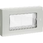 CALOTTA IP55 4MOD GRIGIA - URMET DOMUS 12514.GR - URMET DOMUS 12514.GR - URMET DOMUS 12514.GR product photo