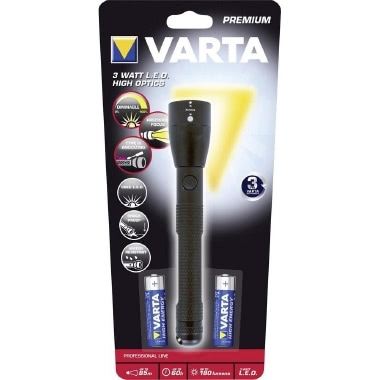 LED HIGH OPTICS LIGHT 2AA (INCL) - VARTA TORCIALEDX2AA product photo Photo 01 3XL