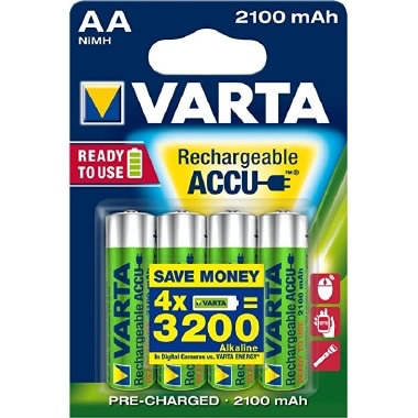 AA (STILO) X 4 (2.100 MAH) RR ACCU ''''R2U' - VARTA 56706 product photo Photo 01 3XL