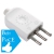 SPINA ELETTRICA ITALIANA BIANCA 10A. 3 PEZZI - VELAMP INDUSTRIES PLUG/IT/10A product photo Photo 01 2XS