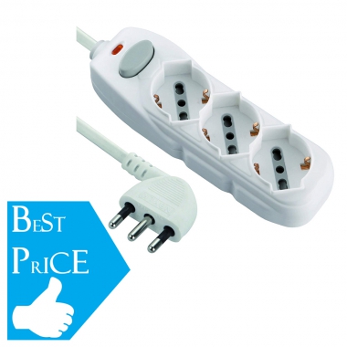 MULTIPRESA , INT.3 PRESE S +NE - VELAMP INDUSTRIES MULTIT-I-S30 product photo Photo 01 3XL