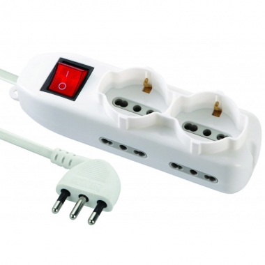 MULTIPRESA , COMPACT 6-2 P +NE - VELAMP INDUSTRIES MULTIT/I/S24 product photo Photo 01 3XL