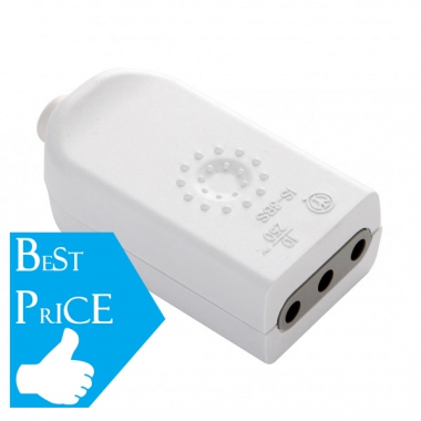 PRESA  ELETTRICA 10A       +NE - VELAMP INDUSTRIES PLUG/IT/10F product photo Photo 01 3XL