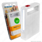 LAMPADA EMERGENZA RICARICABILE LED MAGIC 3W PORTATILE ANTI BLACK-OUT - VELAMP INDUSTRIES IR200/006S product photo