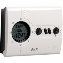 CRONOTERMOSTATO ECO.X-W  SETTIMANALE DA PARETE 2 TEMPERATURE BATTERIA VN160800 VEMER - VEMER VN160800 product photo
