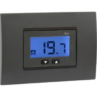 KEO-A LCD TERMOST. INCASSO 230V - VEMER VE558300 - VEMER VE558300 product photo Photo 01 3XL