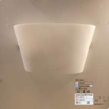 PLAFONIERA ALIKI PICCOLA APPLIQUE LAMPADA PARETE BIANCO SUPPORTI CROMO R7S - VETRERIA VISTOSI APALIKIPIBCCR product photo