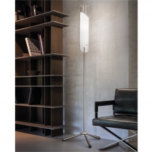 PLAFONIERA LIO LAMPADA DA TERRA CRISTALLO BIANCO - VETRERIA VISTOSI PTLIO product photo