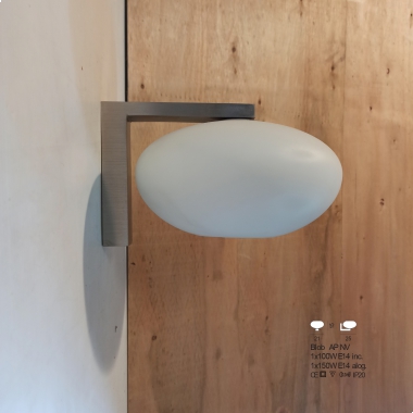 PLAFONIERA BLOB APPLIQUE LAMPADA PARETE STRUTTURA SATINATA VETRO BIANCO SP25,5 - VETRERIA VISTOSI APBLOBNVBCNI product photo Photo 01 3XL