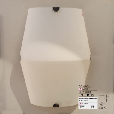 PLAFONIERA LAMPADA SOFFITTO STRUTTURA CROMO E VETRO BIANCO FLUO 2 X 26W - VETRERIA VISTOSI PLALIKIBCCRFL product photo Photo 01 3XL
