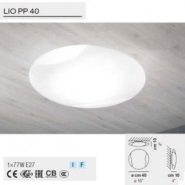 LIO     PLAFO 40    CRISTALLOB - VETRERIA VISTOSI PLLIO40 product photo Photo 01 3XL