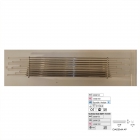 PLAFONIERA DIADEMA APPLIQUE LAMPADA PARETE CRISTALLI TRASPARENTI 80CM FLUO 1 X 55 W BASE CROMO - VETRERIA VISTOSI APDIADECRCRFL product photo