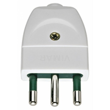 SPINA MOBILE ELETTRICA 2P+T 16A S17 ASSIALE BIANCO - VIMAR 00202.B product photo