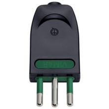 SPINA MOBILE ELETTRICA 2P+T10A ORIENTABILE S11-SPB11 NERO - VIMAR 00203 product photo