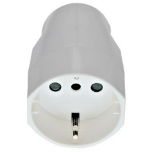 PRESA MOBILE BIPASSO TEDESCA 2P+T 16A P30 ASSIALE BIANCO - VIMAR 00224.B product photo