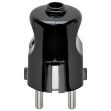 SPINA 2P+T 16A TEDESCO ASSIALE NERO - VIMAR 00230 product photo