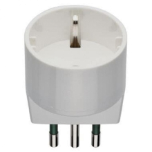 ADATTATORE PRESA SHUKO TEDESCA SPINA PICCOLA 16A S11 + P30 BIANCO - VIMAR 00302.B product photo
