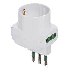 AD.SF.VE.SP.2P+T 10A-2 PR.2P+T10A+1 2P+T 16A SCH.B - VIMAR 00313.B - VIMAR 00313.B - VIMAR 00313.B product photo