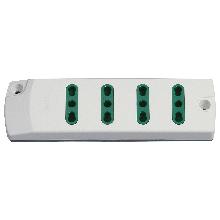 PRESA MULT. 4P17/11 BIANCO - VIMAR 00404.NC.B - VIMAR 00404.NC.B - VIMAR 00404.NC.B product photo