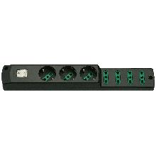 PRESA MULT. 3P30+4P17/11+INT. NERO - VIMAR 00425.NC - VIMAR 00425.NC product photo