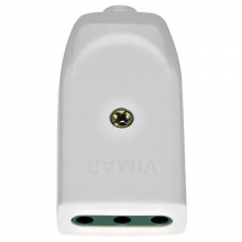PRESA VOLANTE NOVA 2X16T BIANCO - VIMAR 01058.B product photo