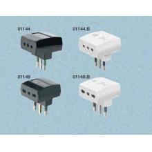 ADATTATORE MULTIPLO S11+2P11 BIANCO - VIMAR 01144.B product photo