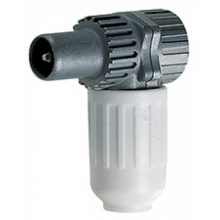 CONNETTORE TV-RD-SAT MASCHIO 90° BIANCO - VIMAR 01634 product photo