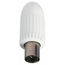 CONNETTORE TV-RD-SAT FEMMINA ASSIALE BIANCO - VIMAR 01645 product photo
