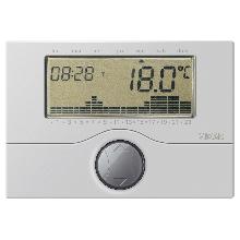 Apparecchi da parete Cronotermostato a batt. parete silver - VIMAR 01910.20 product photo