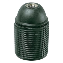 PORTALAMPADA E27 M10X1 CM/FIL. NERO - VIMAR 02107 product photo