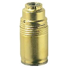 PORTALAMPADE E14 RACC.M10 LISCIO OTTONE - VIMAR 02145 - VIMAR 02145 product photo