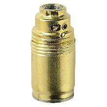 PORTALAMPADA E14 M10X1 CM+CPT/LISC OTTONE - VIMAR 02146 product photo