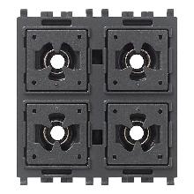 COMANDO FLAT 4 PULSANTI 1P NO 24V 2M - VIMAR 02686.AX product photo