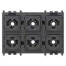 COMANDO FLAT 6 PULSANTI 1P NO 24V 3M - VIMAR 02687.AX product photo