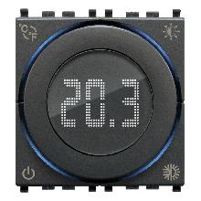 TERMOSTATO ROTELLA 2M 100-240V GRIGIO - VIMAR 02970 - VIMAR 02970 product photo