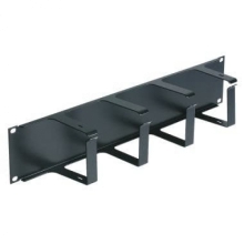 PANNELLO PASSACAVI 2 UNITA RACK 19'' NERO - VIMAR 03200.2U product photo