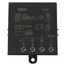 MODULO RELE AD IMPULSI 4 SEQUENZE QUID 10A - VIMAR 03993 product photo